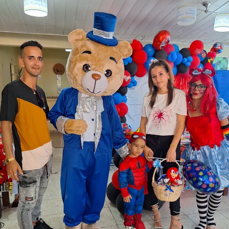 Oso y payasita 🤡 🐻💙