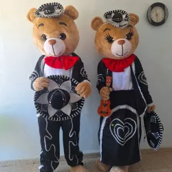 Pareja de oso de mariachis 