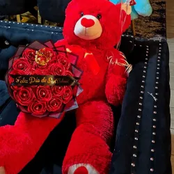 🧸Peluche grande Ramo flores 😍