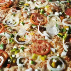 Pizza Mixta 🤤😍 de todo un poco 