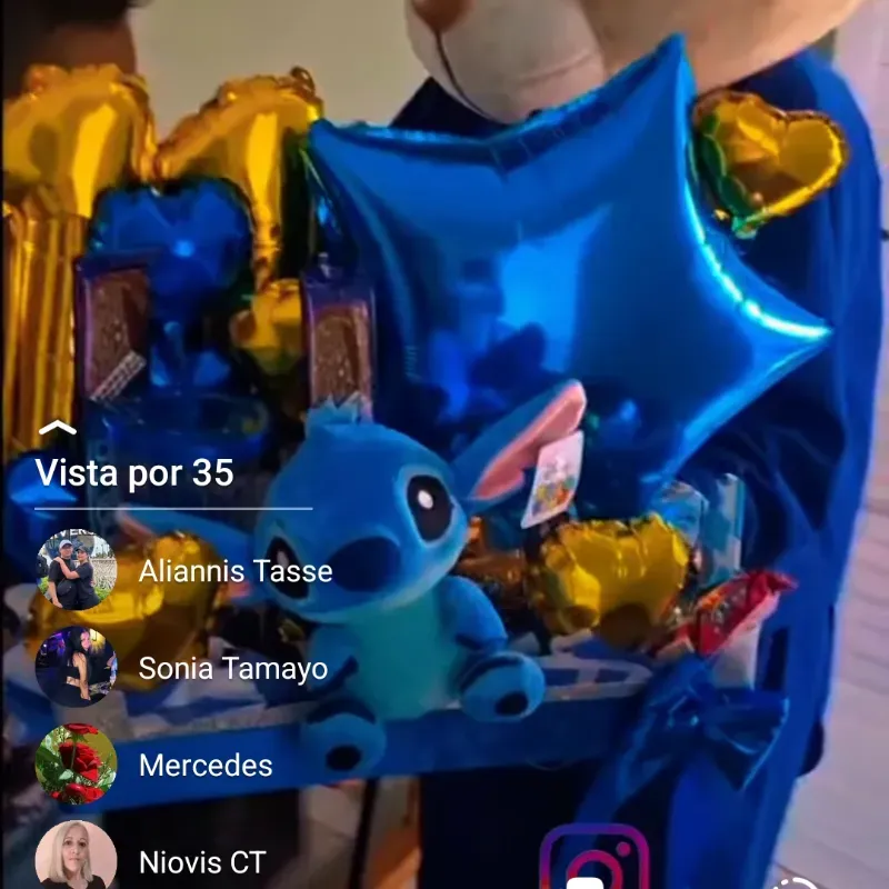 Regalo con stich 💙💙🎁