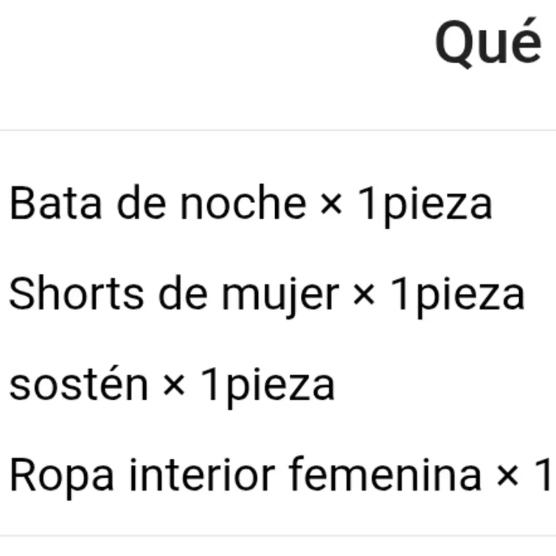 🩷🫠Set de Dormir 😋4 Piezas 