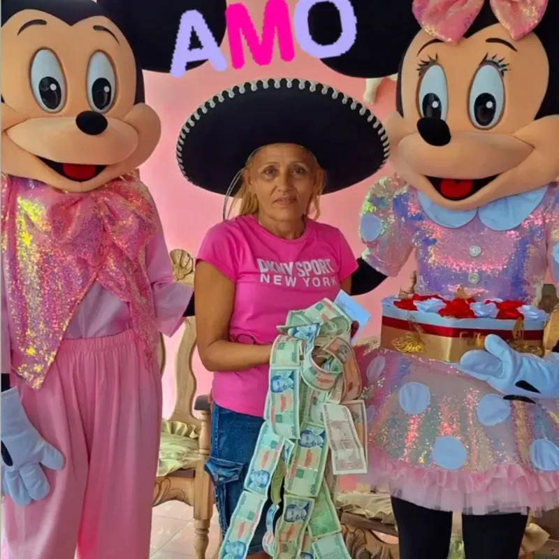 🩷🩷Minnie Mouse y Mickey rosado 🩷🩷