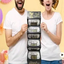 Tarjeta de felicitación con 💲💲