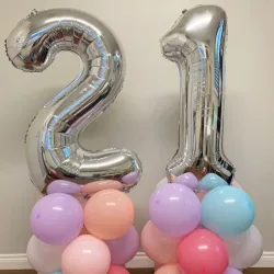 Torre de globos de 2️⃣# grande 🎈🎈
