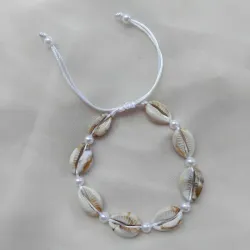 Tobillera de caracolas