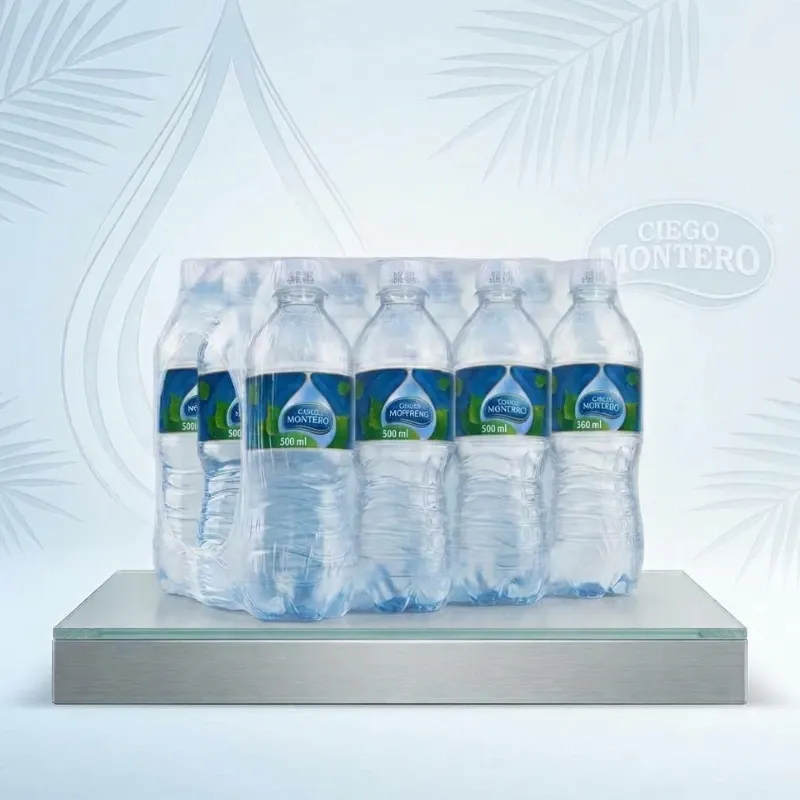 Agua Mineral Natural Ciego Montero | Blíster de 12 Unidades (500 ml)
