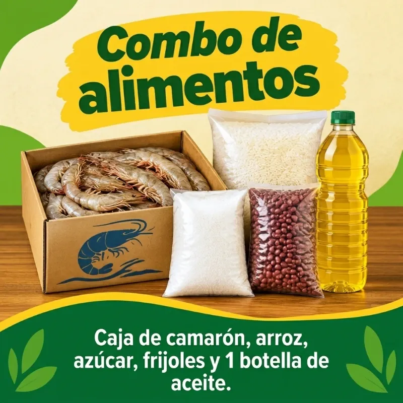 Combo Caja de Camarón