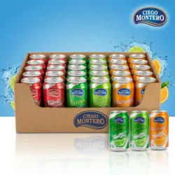 Refresco Ciego Montero | Caja de 24 Latas (330 ml)