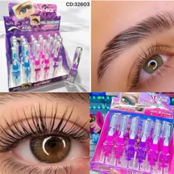 Gel transparente con ácido hialurónico para cejas y pestañas