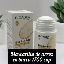 Mascarilla de arcilla en barra BIOAQUA con extracto de arroz 🌾 
