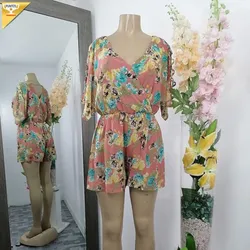 Enterizo Floral Rosado