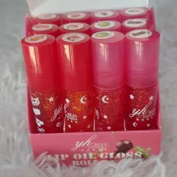 Lip Gloss con purpurina