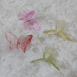 Pellizcos cristalinos de mariposa