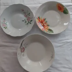 Platos Hondos de Cristal