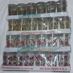 Set de 6 vasos