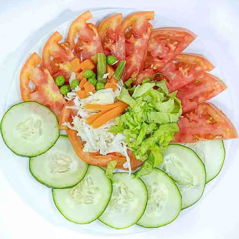 Ensalada mixta de vegetales