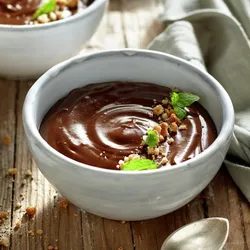 Natilla de chocolate