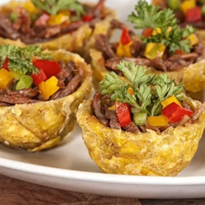 Tostones rellenos del día
