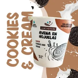 avena en hojuelas sabor cookies and cream 45g