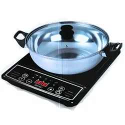 Cocina de inducción con olla Royal 