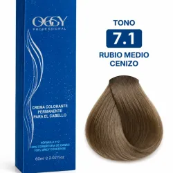 Crema colorante tono 7.1 Oggy 60ml