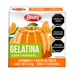 Gelatina mandarina boom 40g