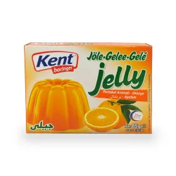 gelatina sabor naranja 85g kent