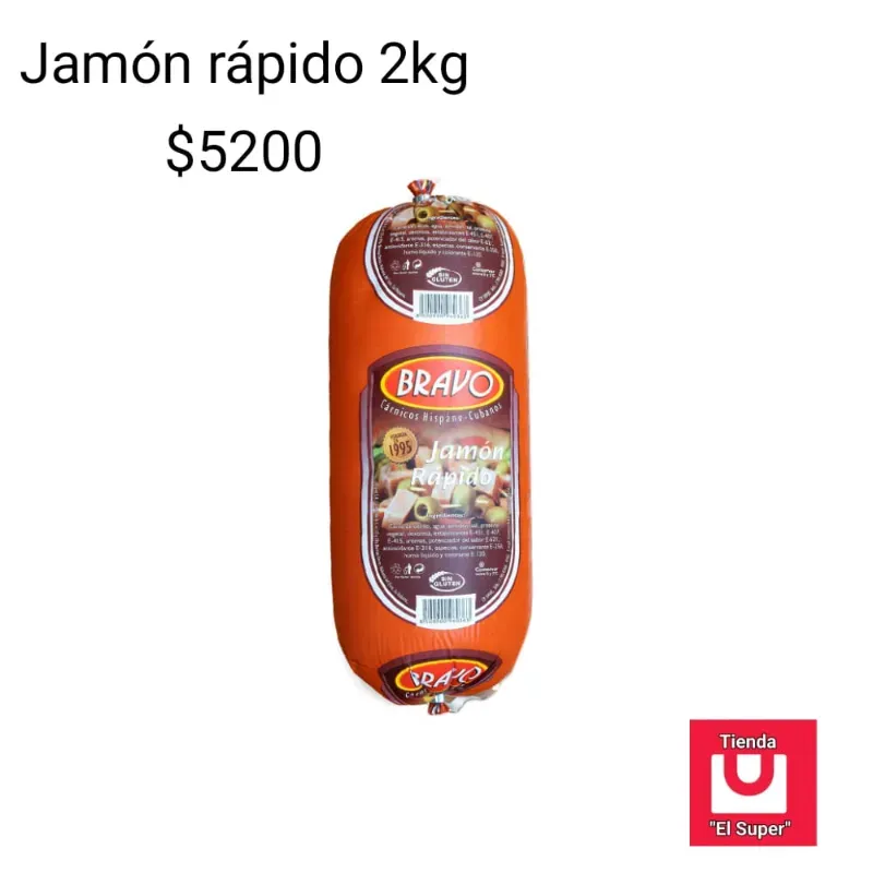 Jamón  rápido 2kg bravo