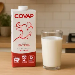 Leche entera covap 1lt