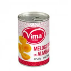 melocoton en almibar 425g vima