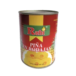 piña en rodajas 567g