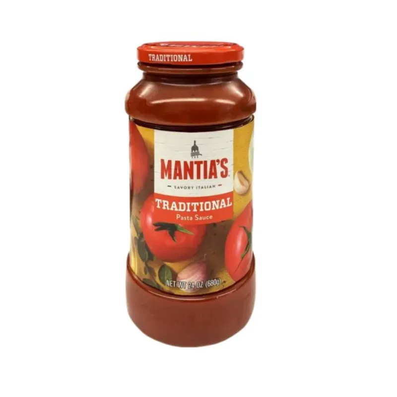 Salsa de tomate tradicional Mantias 680g