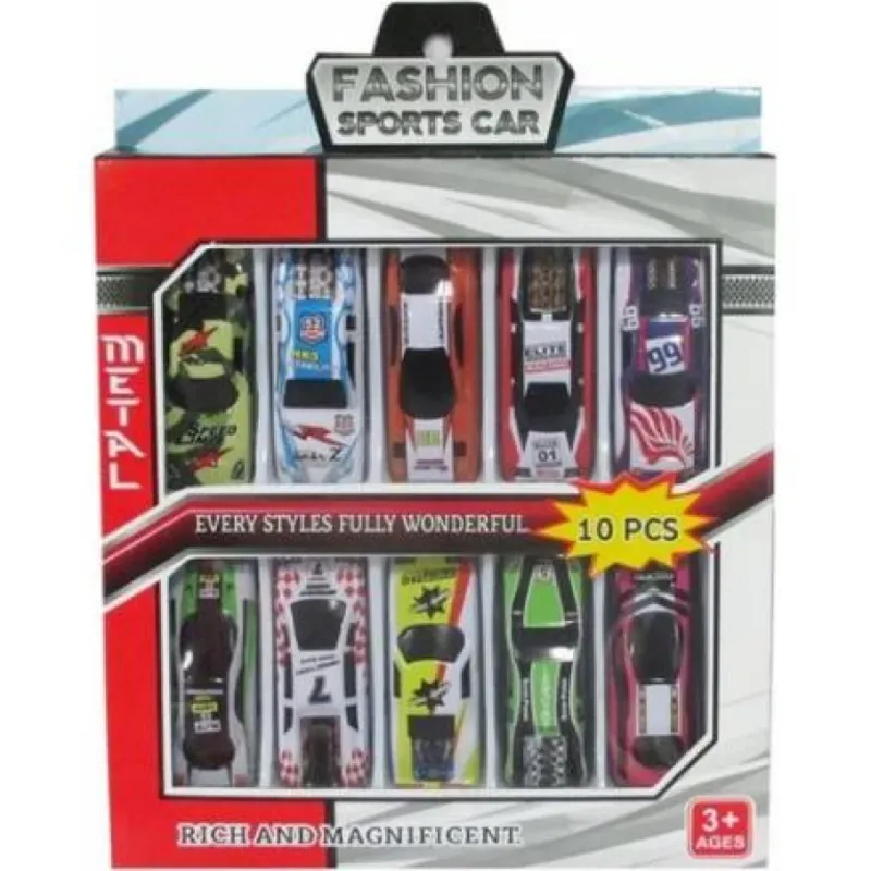 Set de 10 carritos 