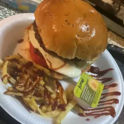 Hamburguesas a domicilio 👆 Toque imagen 