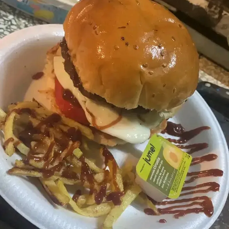 Hamburguesas a domicilio 👆 Toque imagen 