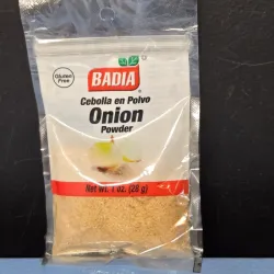 Cebolla en polvo- badia 28g