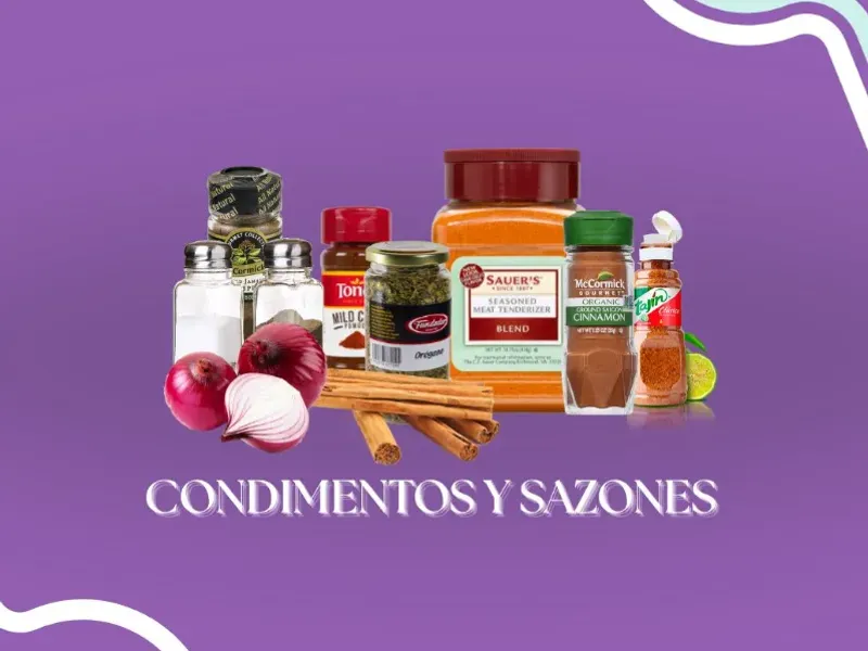 Condimentos y Sazones 