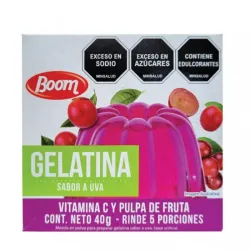Gelatina Boom uva