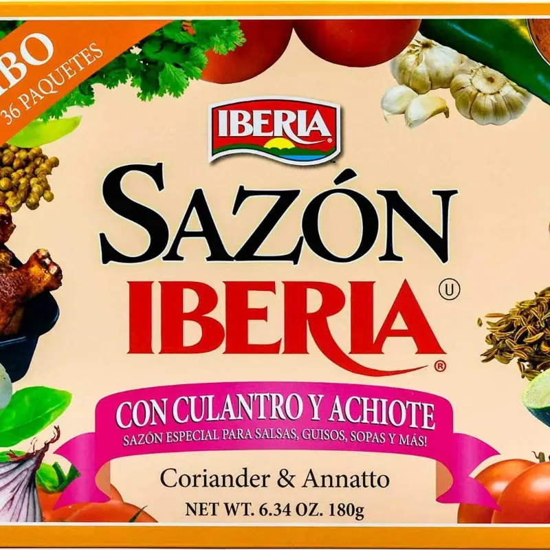 Sobre Zason Iberia con Culantro y Achiote c/u