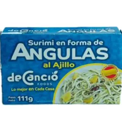  Surimi en forma de Angulas al Ajillo 