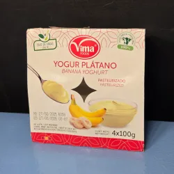 Yogurt de banana 100g C/u