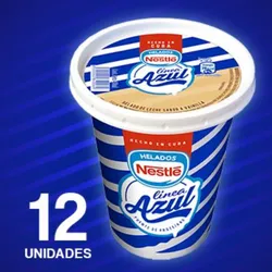 Caja de 12 potes de helado Nestlé