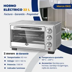 Horno eléctrico 22L