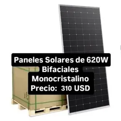 Paneles solares 620w