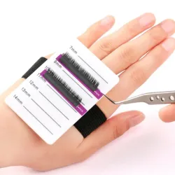 Porta Pestañas Plástico con Cinta Ajustable