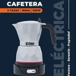 Cafetera electrica 3 tazas Gris