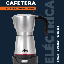 Cafetera electrica 6 tazas Gris