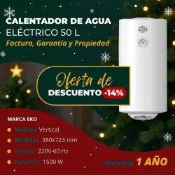 Calentador de agua eléctrico 50L