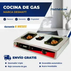 Cocina de gas 